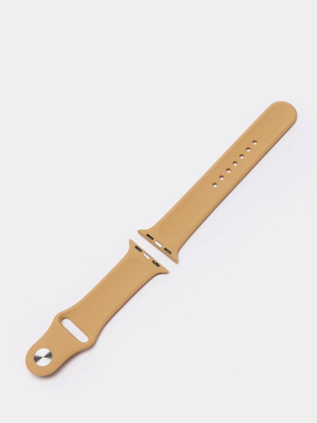 Бронзовый силиконовый ремешок для Apple Watch 3, 4, 5, 6, 7, SE на 38/40