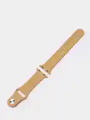 Бронзовый силиконовый ремешок для Apple Watch 3, 4, 5, 6, 7, SE на 38/40