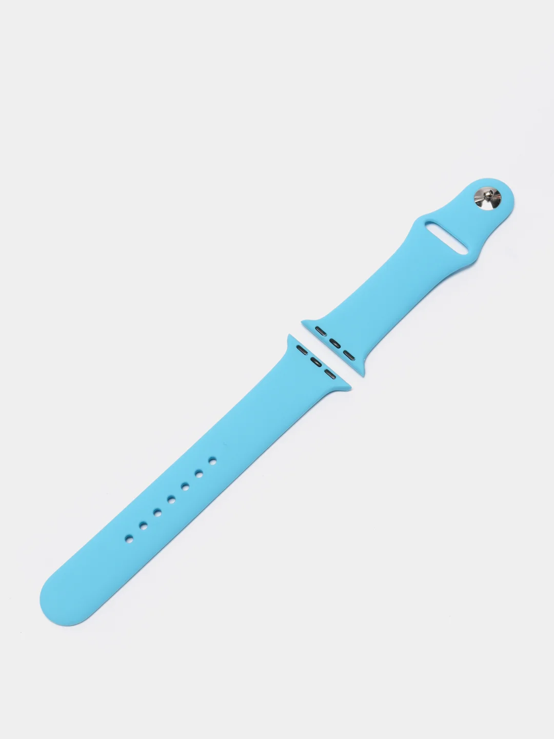 Лазурный силиконовый ремешок для Apple Watch 3, 4, 5, 6, 7, SE на 38/40