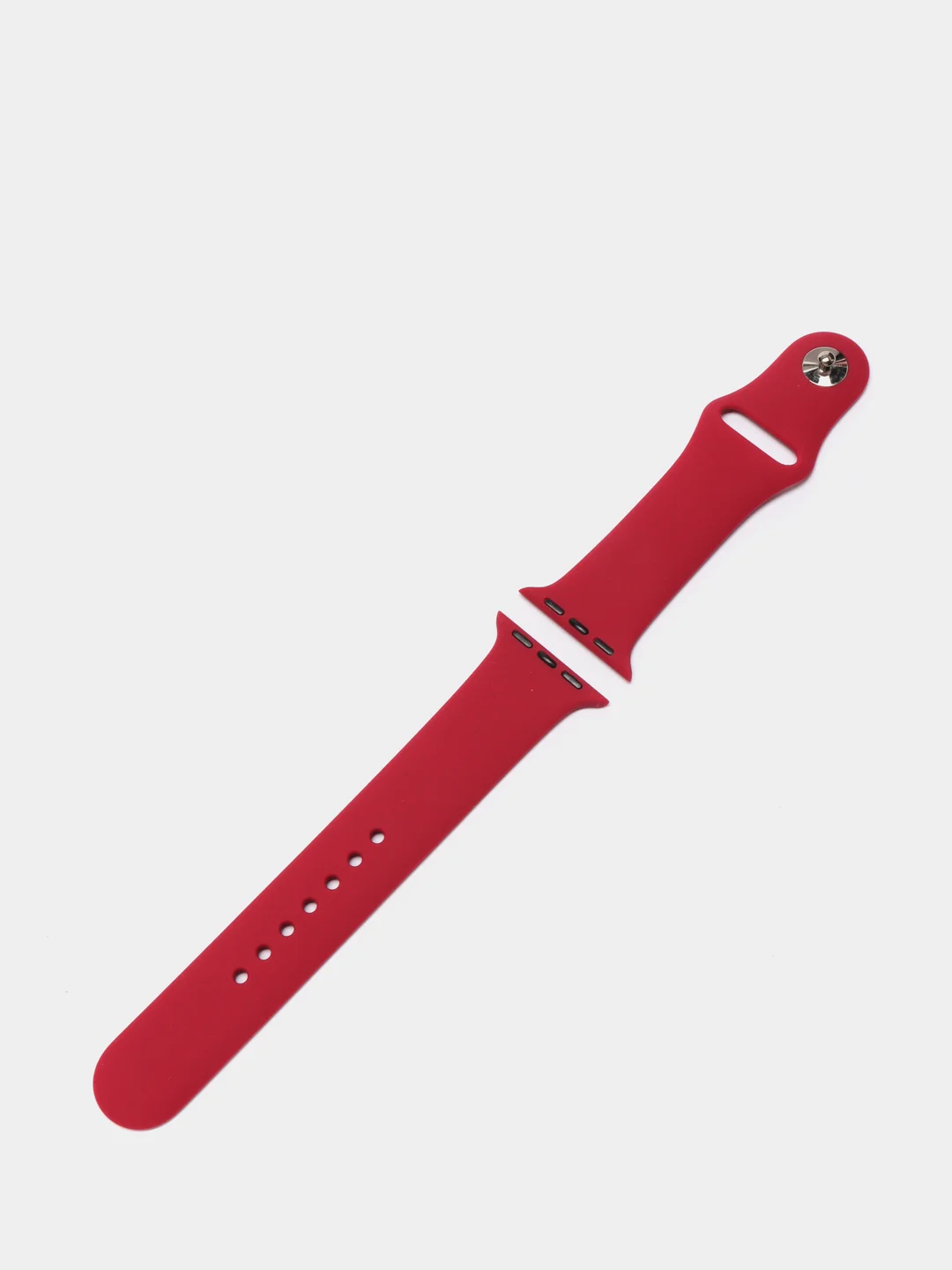 Бордовый силиконовый ремешок для Apple Watch 3, 4, 5, 6, 7, SE на 38/40
