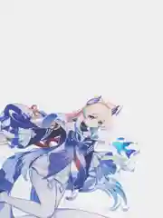 Лавандовый акриловая 2д фигурка по игре "Геншин импакт / Genshin Impact"