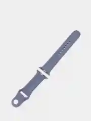 Серый силиконовый ремешок для Apple Watch 3, 4, 5, 6, 7, SE на 38/40