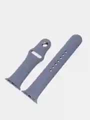Серый силиконовый ремешок для Apple Watch 3, 4, 5, 6, 7, SE на 38/40