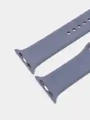 Серый силиконовый ремешок для Apple Watch 3, 4, 5, 6, 7, SE на 38/40