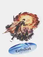 Золотой акриловая 2д фигурка по игре "Геншин импакт / Genshin Impact"