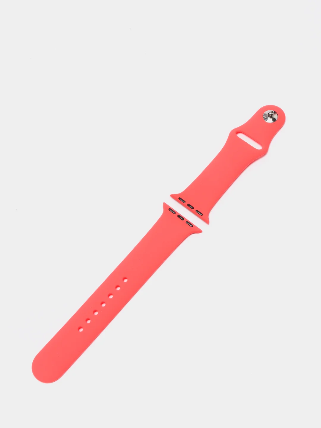 Коралловый силиконовый ремешок для Apple Watch 3, 4, 5, 6, 7, SE на 38/40