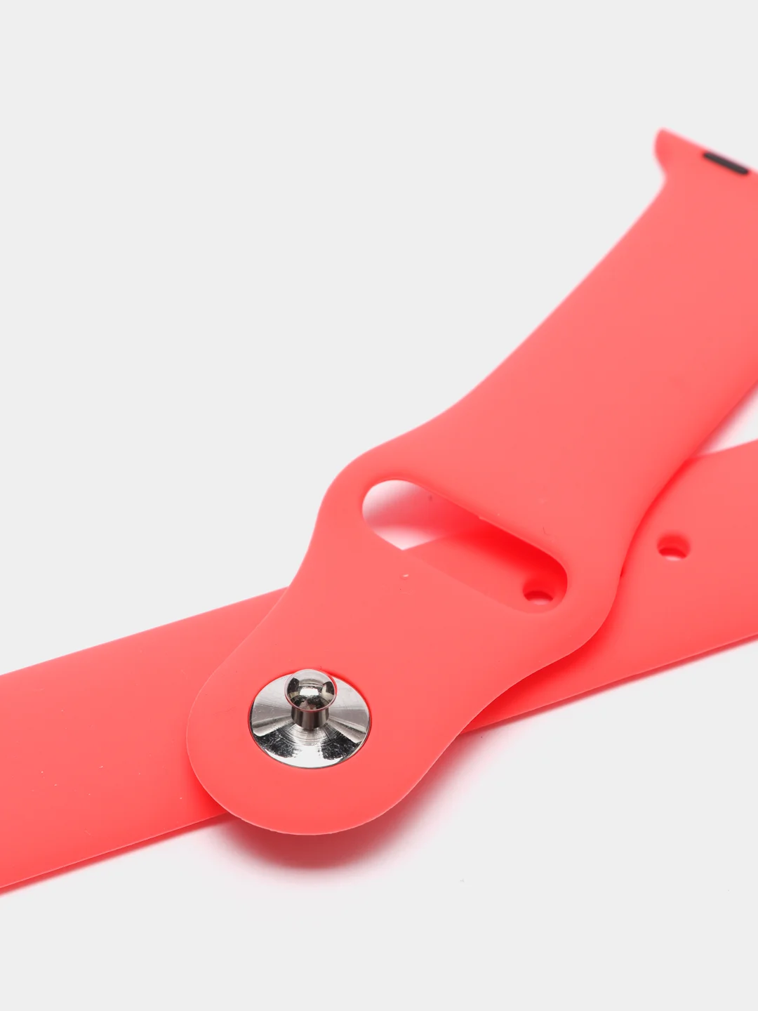 Коралловый силиконовый ремешок для Apple Watch 3, 4, 5, 6, 7, SE на 38/40