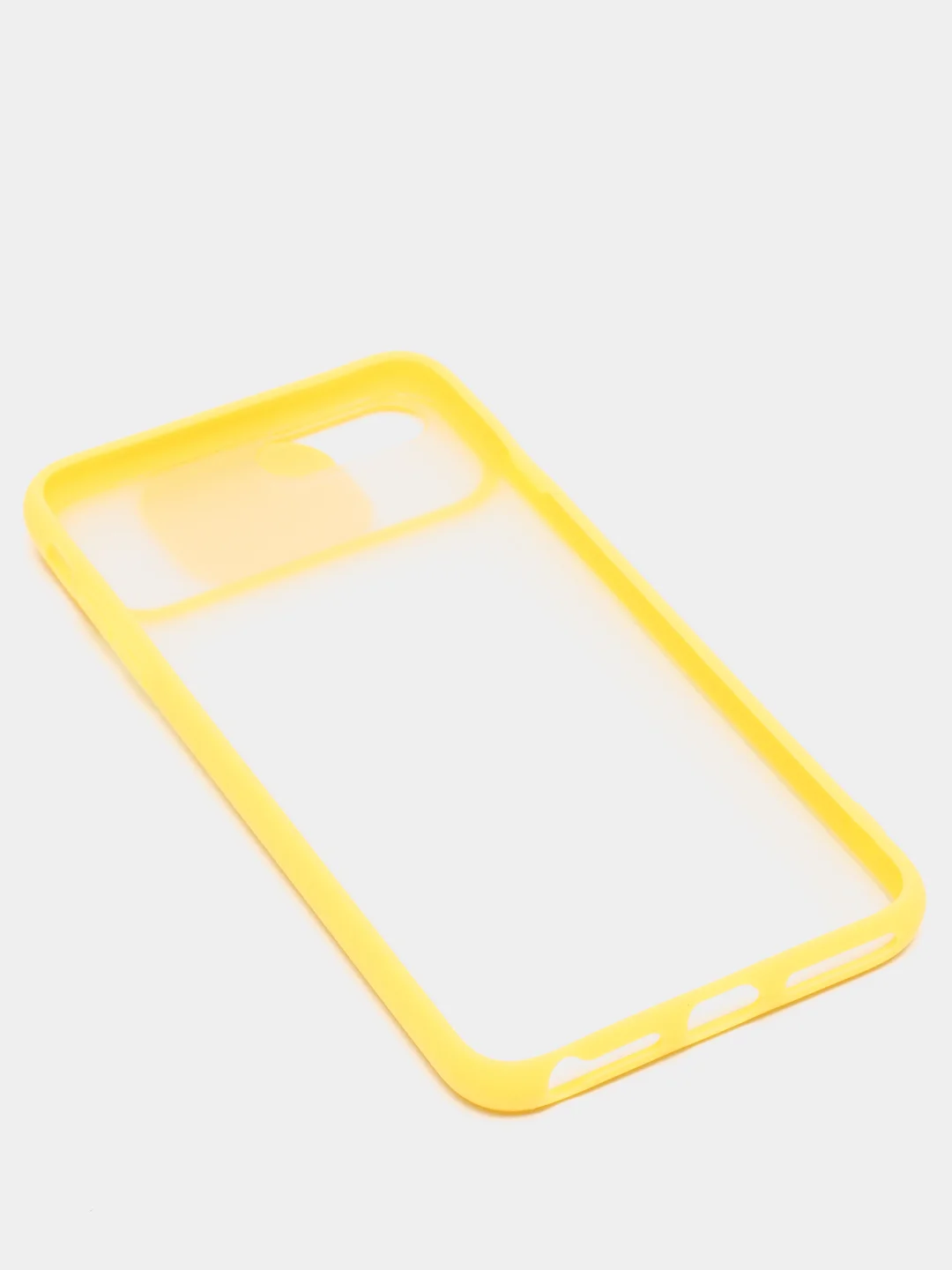 Желтый чехол с защитой для камеры на iPhone (Айфон) 6 Plus, 7, XS, 11 Pro Max, 12 mini, 13 Pro