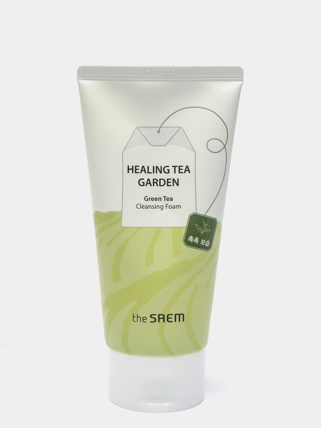 Пенка для лица с зеленым чаем Healing Tea Garden Green Tea Cleansing Foam, 150 мл