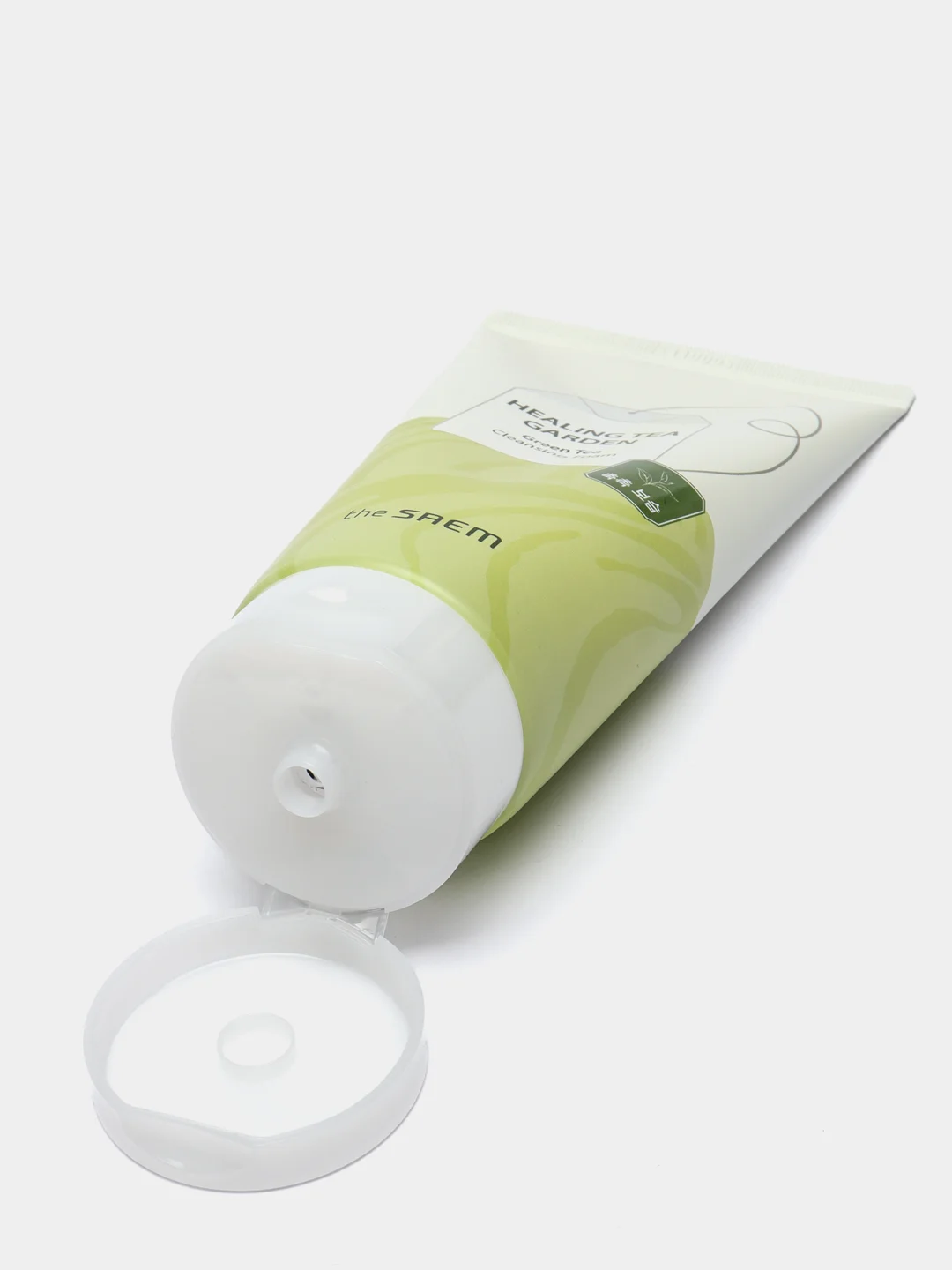Пенка для лица с зеленым чаем Healing Tea Garden Green Tea Cleansing Foam, 150 мл