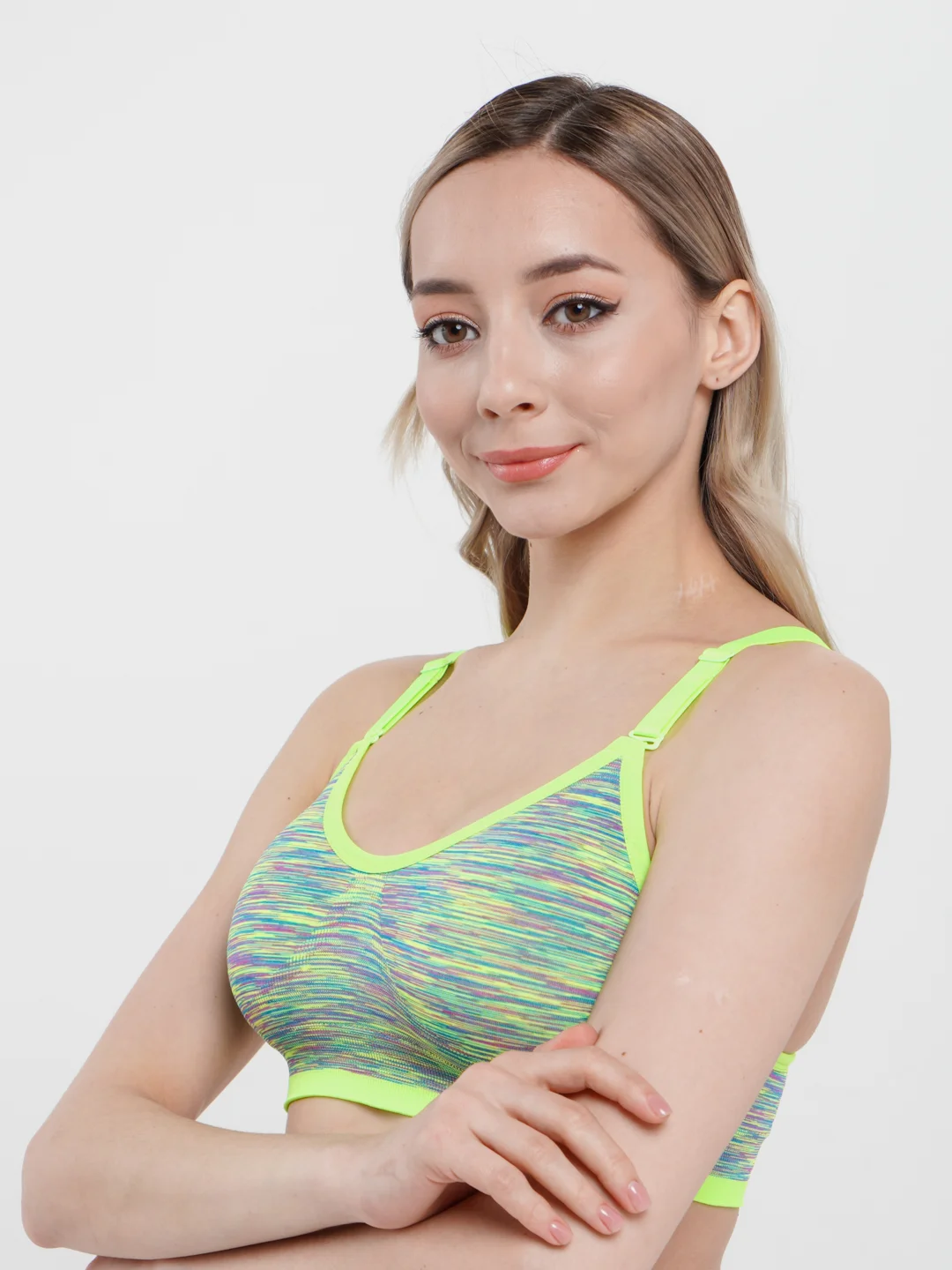 Лайм топ женский, спортивный