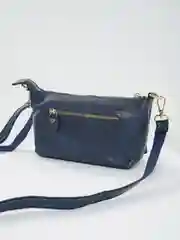 Индиго сумка женская, натуральная кожа