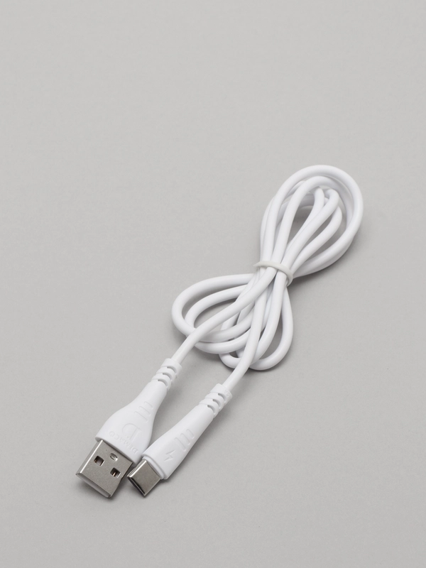 Кабель для зарядки Lighting, Type-C, 1 м, белый