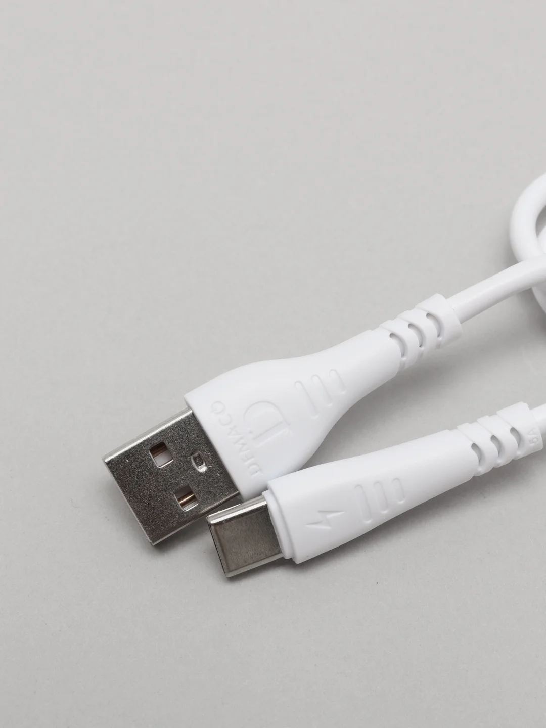 Кабель для зарядки Lighting, Type-C, 1 м, белый