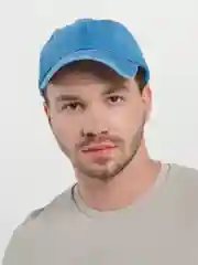 Синий джинсовая кепка, бейсболка унисекс,  женская, мужская