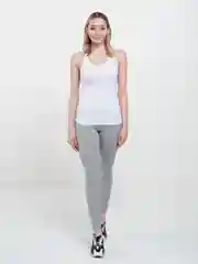 Белый майка женская, спортивная базовая