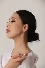 Серебряный яркие золотые и серебряные женские серьги геометрия