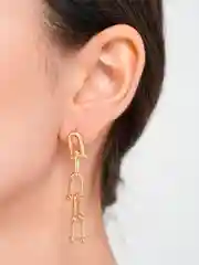 Серьги, браслет крупная цепь
