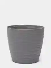 Бежевый кашпо / горшок для цветов с поддоном ДЮНА IDEA