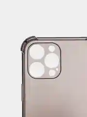 Черный противоударный чехол для iPhone 7+, XR, XS, 11, 12, 13 Pro Max, Mini, прозрачный, с защитой камеры