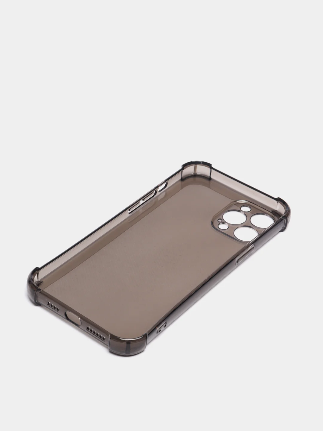 Черный противоударный чехол для iPhone 7+, XR, XS, 11, 12, 13 Pro Max, Mini, прозрачный, с защитой камеры