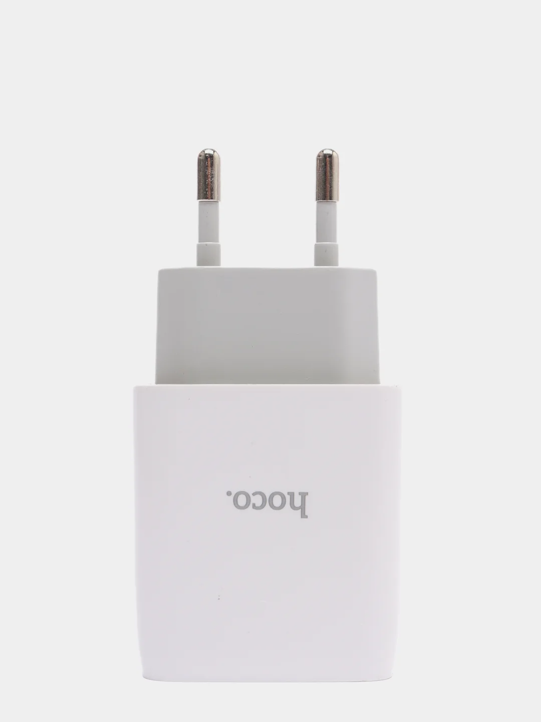 Белый зарядное устройство с быстрой зарядкой и кабелем Type-С Hoco C72Q Glorious QC3.0