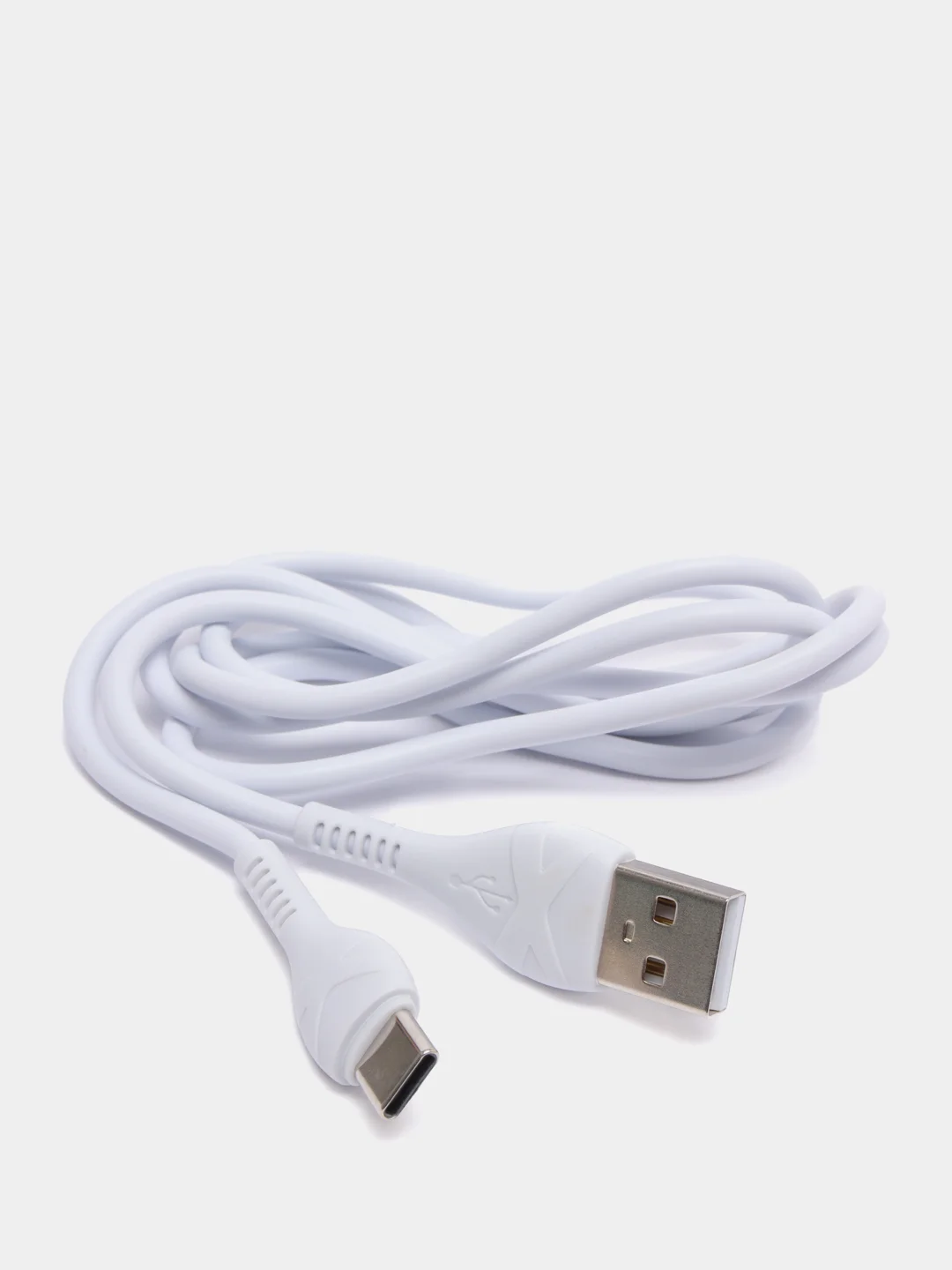 Белый зарядное устройство с быстрой зарядкой и кабелем Type-С Hoco C72Q Glorious QC3.0