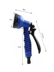 Шланг садовый складной растягивающийся для полива Magic Hose, 45 м, синий
