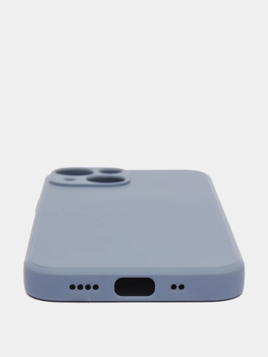 Серый чехол iPhone 11 13 12 Pro Mini силиконовый ( Айфон Про Мини )