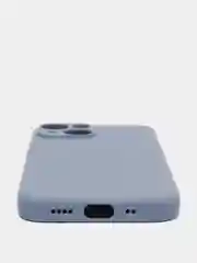 Серый чехол iPhone 11 13 12 Pro Mini силиконовый ( Айфон Про Мини )