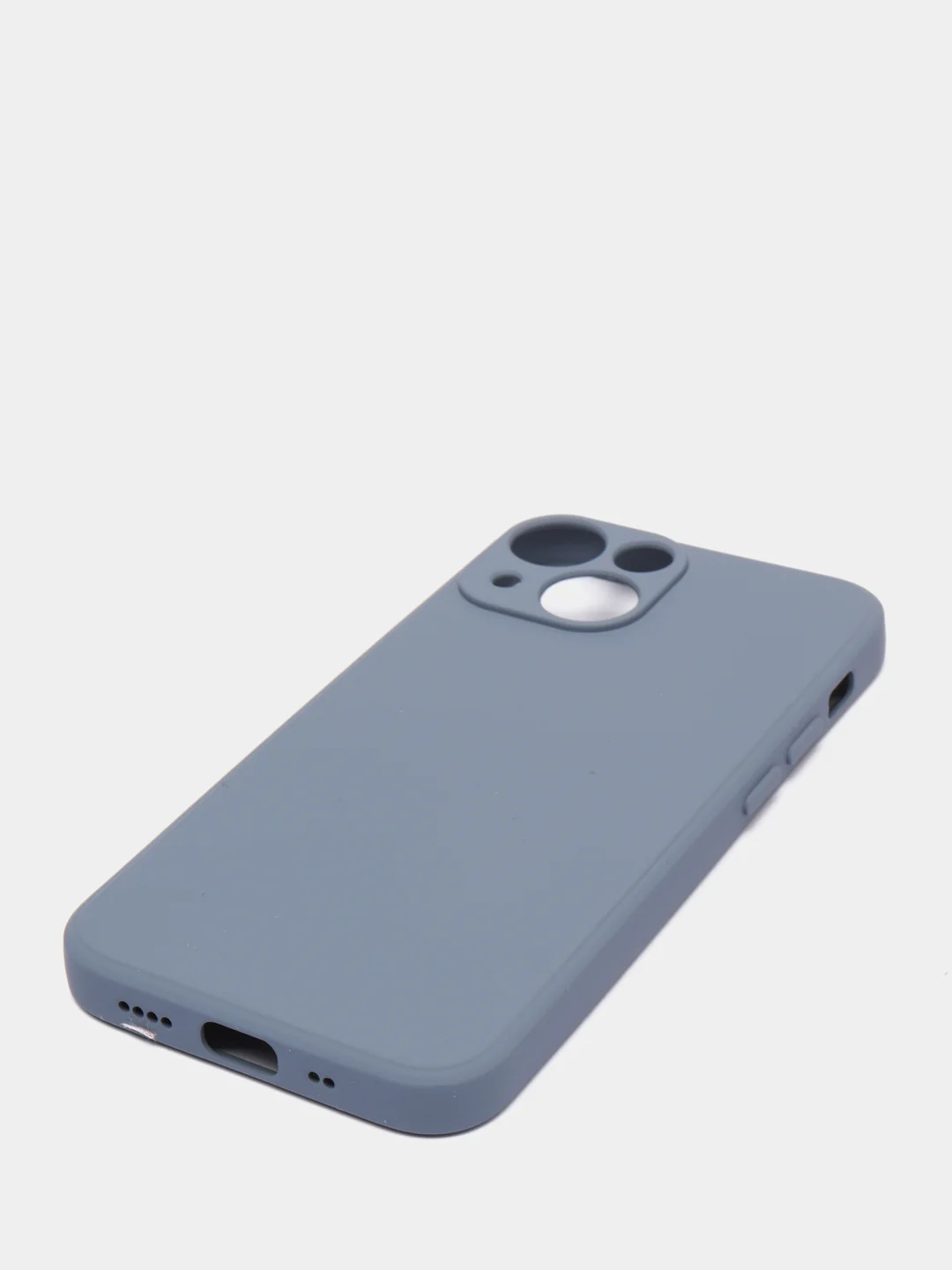 Серый чехол iPhone 11 13 12 Pro Mini силиконовый ( Айфон Про Мини )