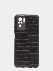 Чехол для Xiaomi Redmi 7A/Note 8T/Note 9/9S/Note 10/10 Pro матовый, вставка из кожи