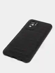 Чехол для Xiaomi Redmi 7A/Note 8T/Note 9/9S/Note 10/10 Pro матовый, вставка из кожи