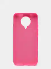 Фуксия чехол Xiaomi Redmi K30 Pro / Poco F2 Pro с закрытым низом и бархатом внутри Silicone Cover