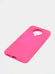 Фуксия чехол Xiaomi Redmi K30 Pro / Poco F2 Pro с закрытым низом и бархатом внутри Silicone Cover