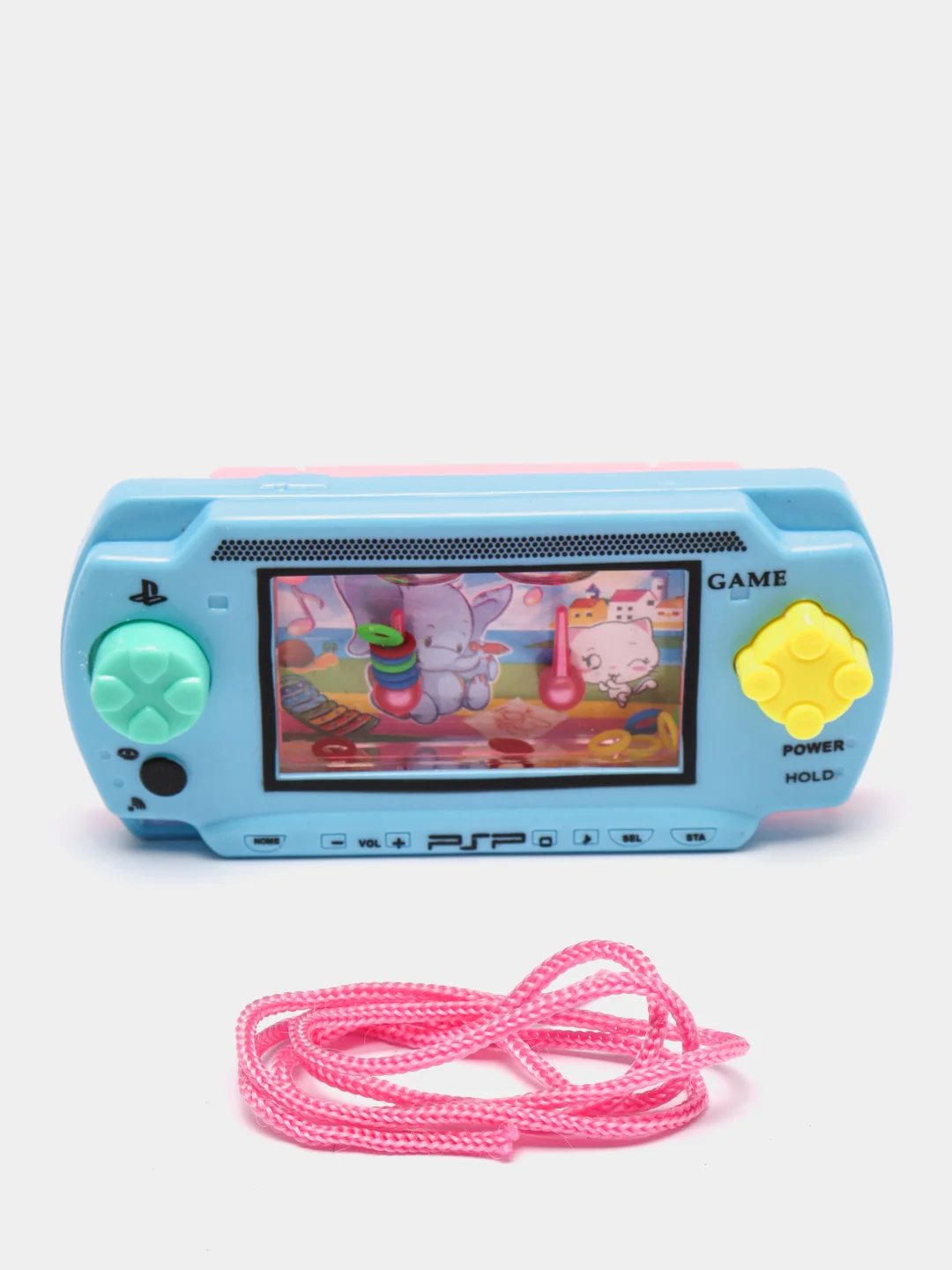 Синий игра "Забрось колечко"