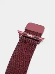 Бордовый ремешок для Apple Watch "Миланская петля"