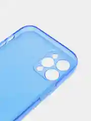 Синий яркий силиконовый чехол iPhone XR, 11, 12 Mini, 12 Pro, 12 Pro Max