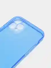 Синий яркий силиконовый чехол iPhone XR, 11, 12 Mini, 12 Pro, 12 Pro Max