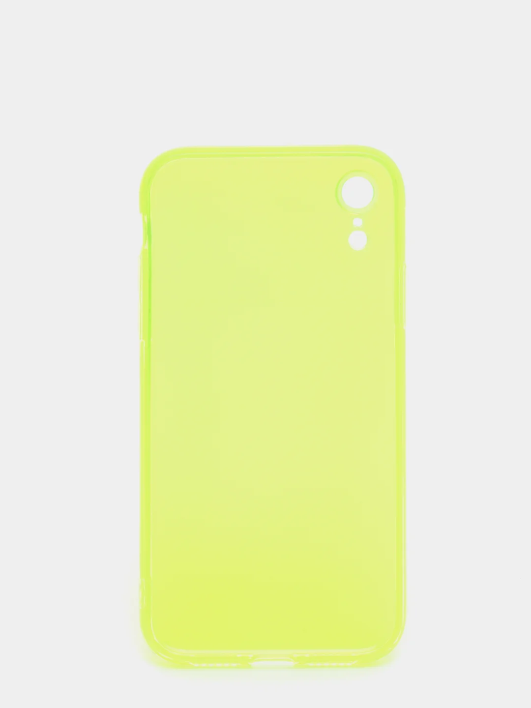 Лимонный яркий силиконовый чехол iPhone XR, 11, 12 Mini, 12 Pro, 12 Pro Max