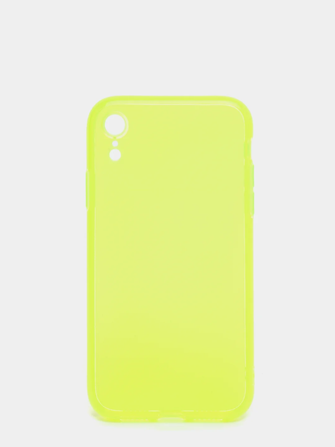 Лимонный яркий силиконовый чехол iPhone XR, 11, 12 Mini, 12 Pro, 12 Pro Max