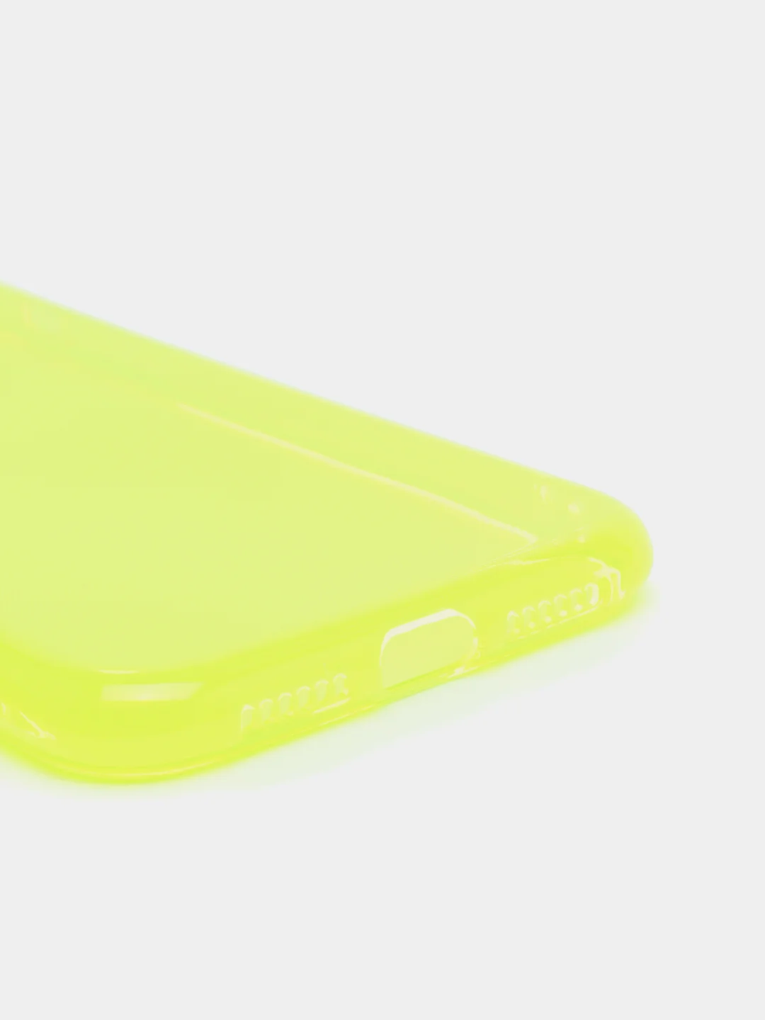 Лимонный яркий силиконовый чехол iPhone XR, 11, 12 Mini, 12 Pro, 12 Pro Max
