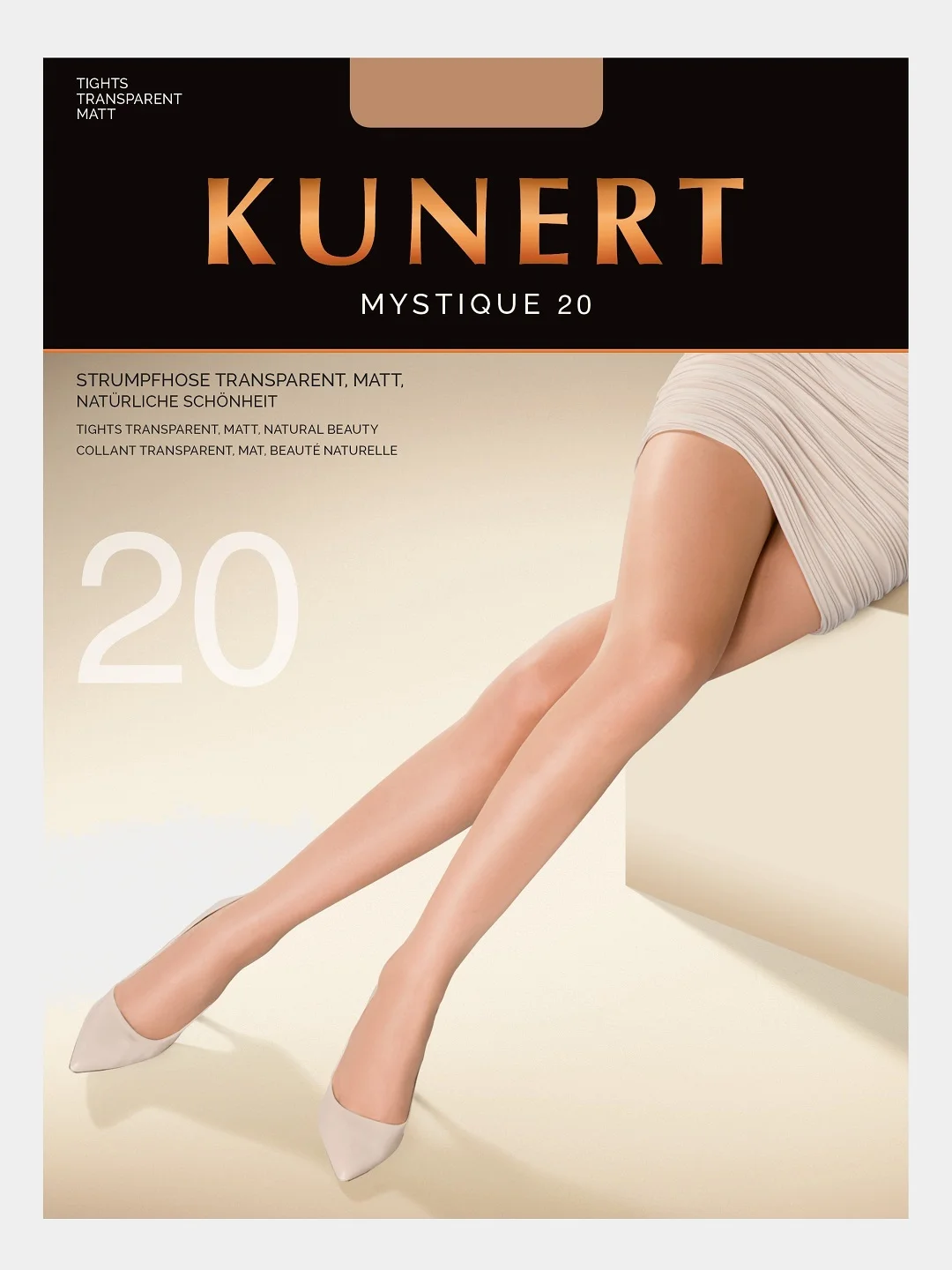 Колготки ультрапрозрачные MYSTIQUE от Kunert, 20 ден