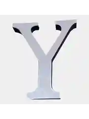 Зеркальная наклейка на стену 3D "Английские буквы"