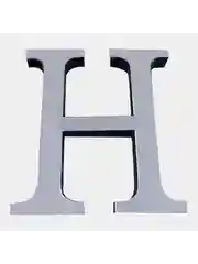 Зеркальная наклейка на стену 3D "Английские буквы"