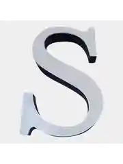 Зеркальная наклейка на стену 3D "Английские буквы"