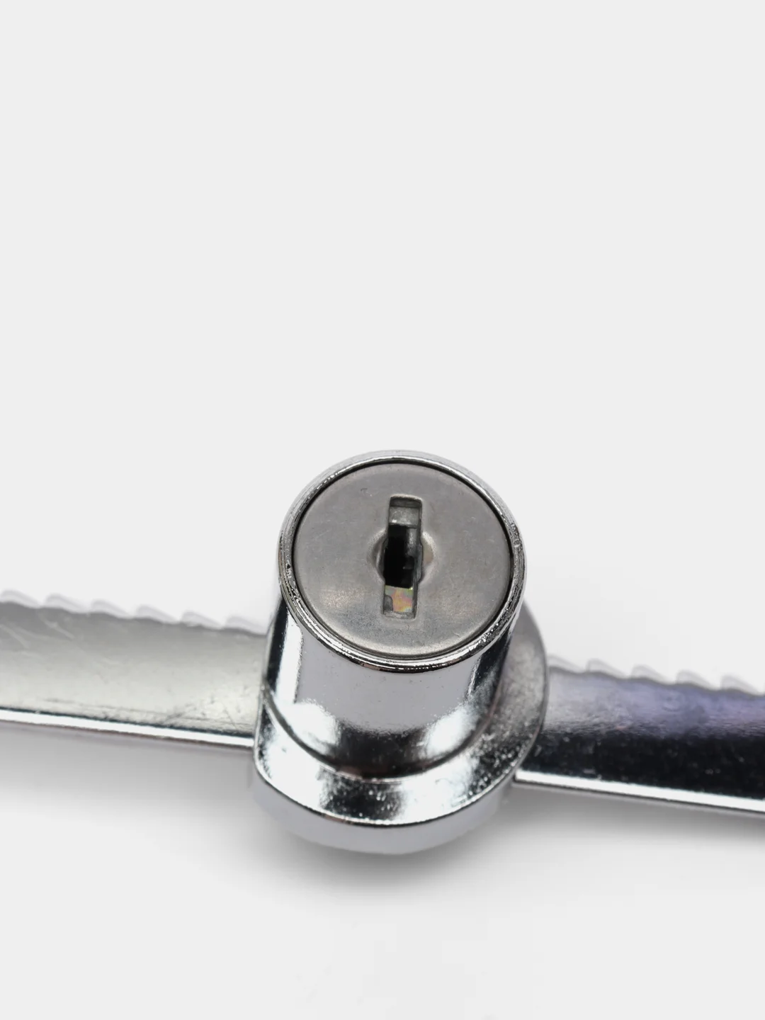 Замок реечный для витрины LOCK.318.L140.CR, хром