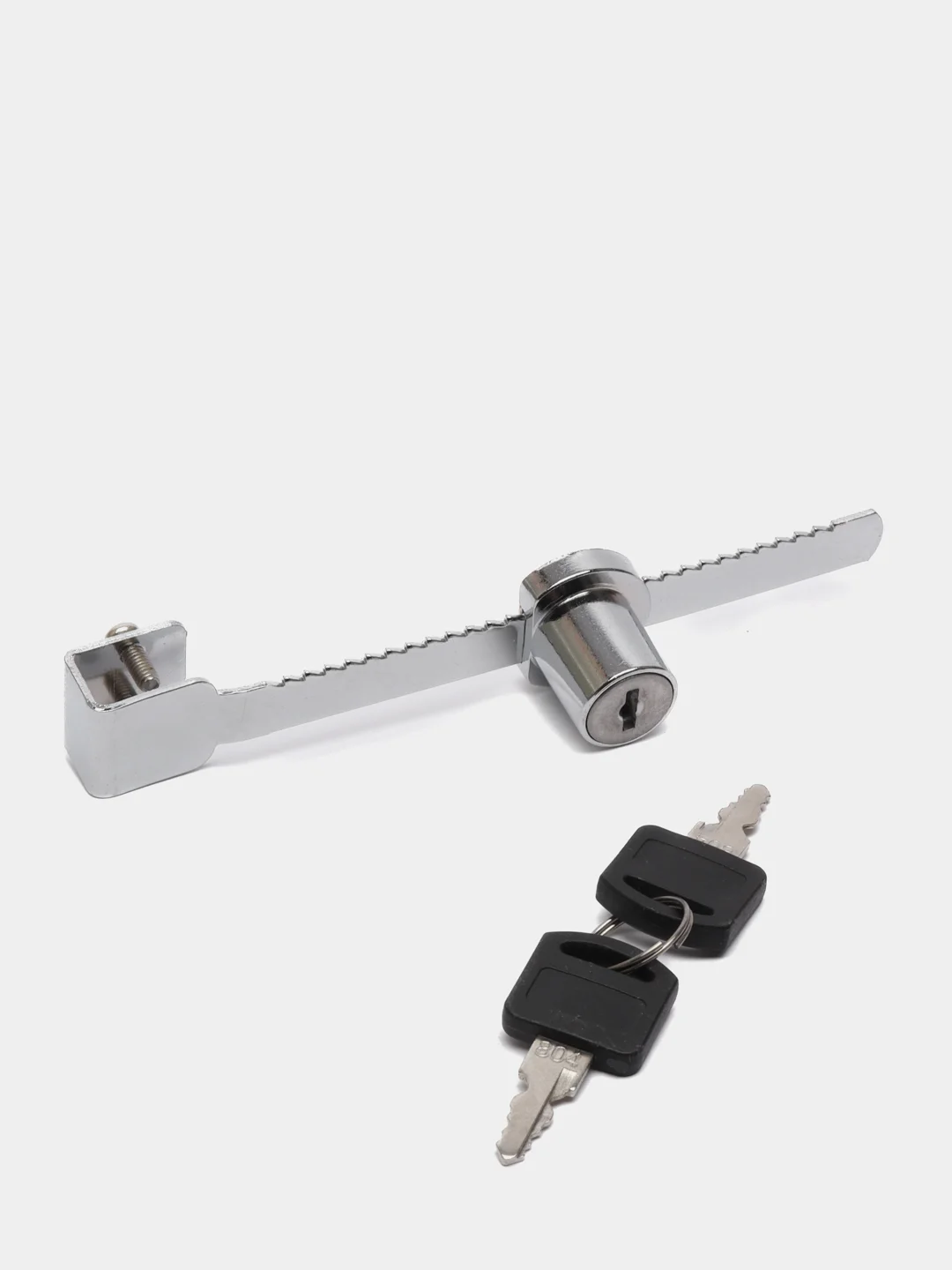 Замок реечный для витрины LOCK.318.L140.CR, хром
