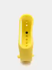 Желтый силиконовый ремешок для Xiaomi Mi Band 3 и Mi Band 4, фитнес-браслет