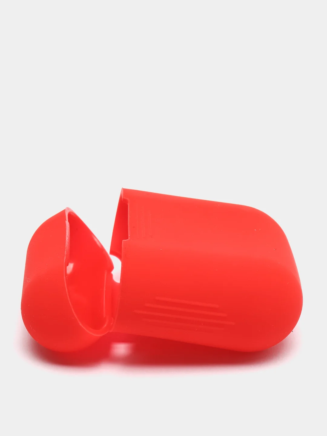 Красный силиконовый чехол для б/п наушников AirPods